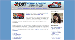 Desktop Screenshot of dtheatingandcooling.com